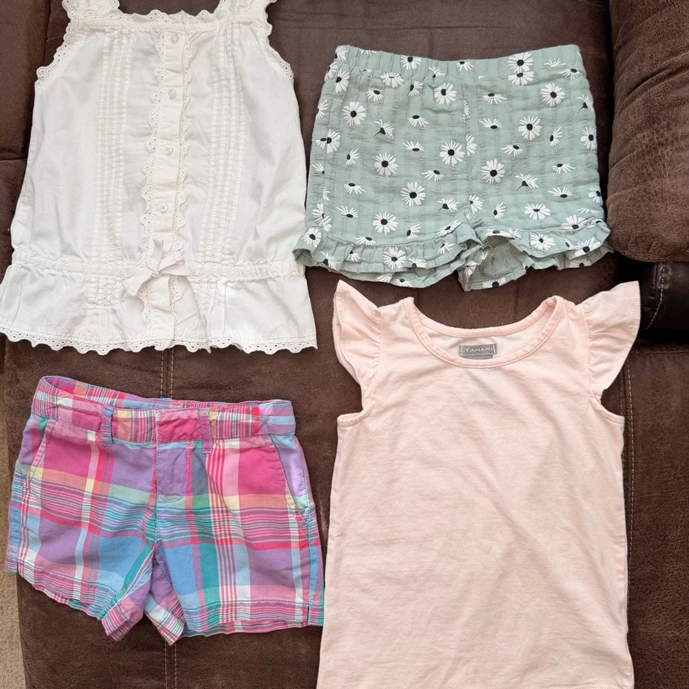 Girls Size 4 Short & Top Sets